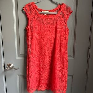 Nicole Miller Size M Red Dress